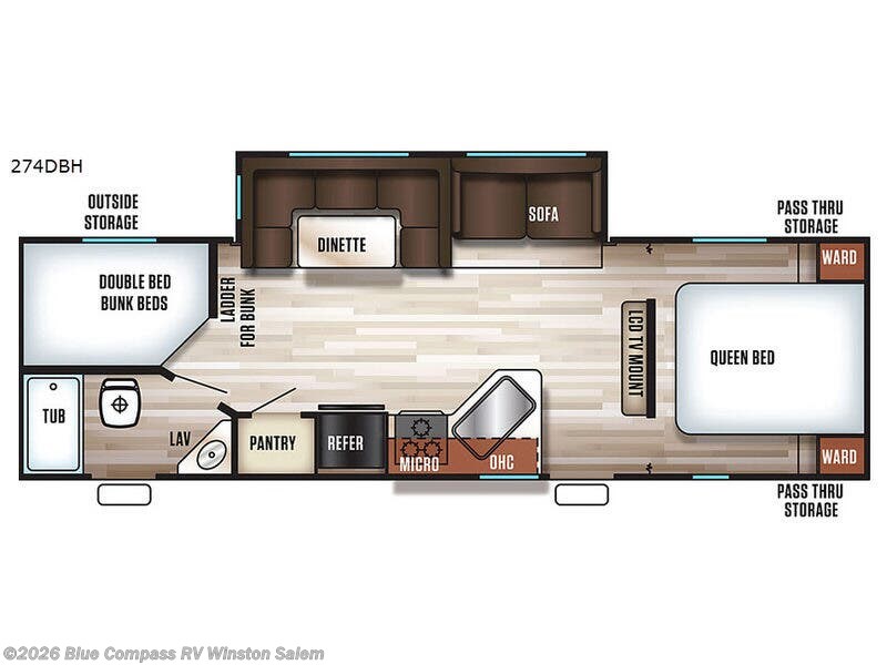 Used 2017 Forest River Cherokee 274DBH available in Rural Hall, North Carolina