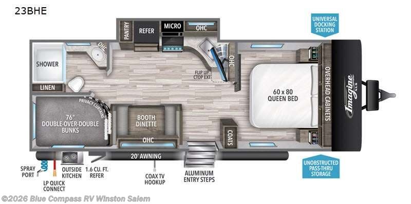 Used 2021 Grand Design Imagine 23BHE available in Rural Hall, North Carolina