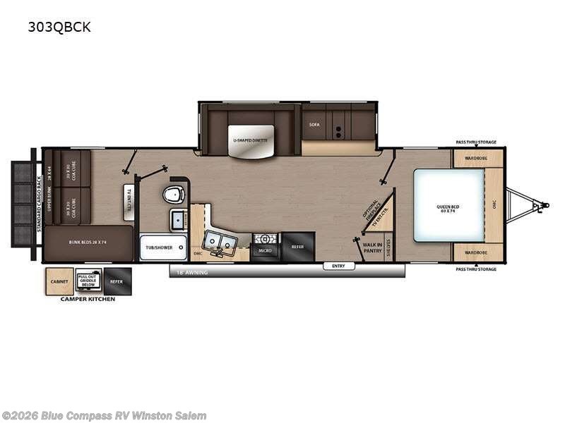 Used 2022 Coachmen Catalina Legacy 303QBCK available in Rural Hall, North Carolina