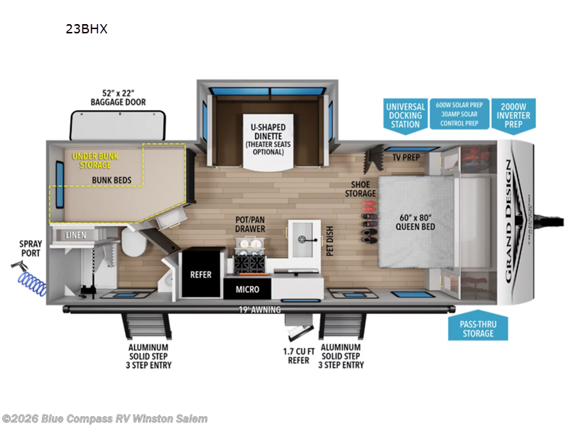 New 2027 Grand Design Transcend Xplor 23BHX available in Rural Hall, North Carolina