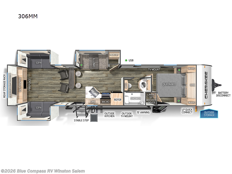 Used 2024 Forest River Cherokee 306MM available in Rural Hall, North Carolina