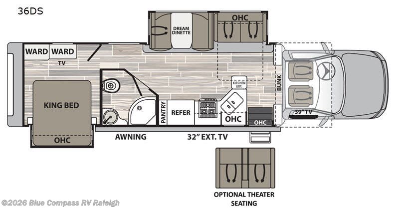 Used 2019 Dynamax Corp  Isata 5 36DS available in Raleigh, North Carolina