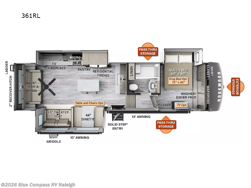 Used 2024 Forest River Rockwood Signature 361RL available in Raleigh, North Carolina