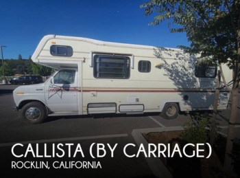Used 1991 Carriage  Callista 2552 available in Rocklin, California