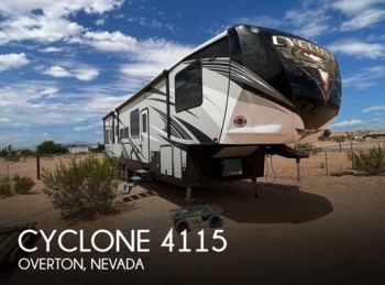 Used 2018 Heartland Cyclone 4115 available in Overton, Nevada
