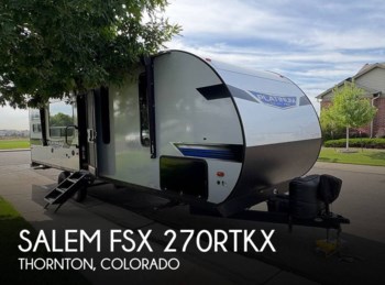 Used 2022 Forest River Salem FSX 270RTKX available in Thornton, Colorado