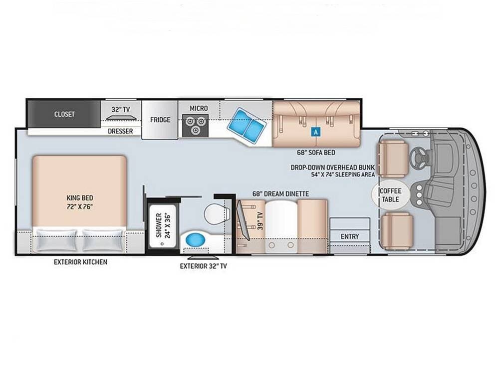 Used 2022 Thor Motor Coach Hurricane 29M available in Sebastian, Florida