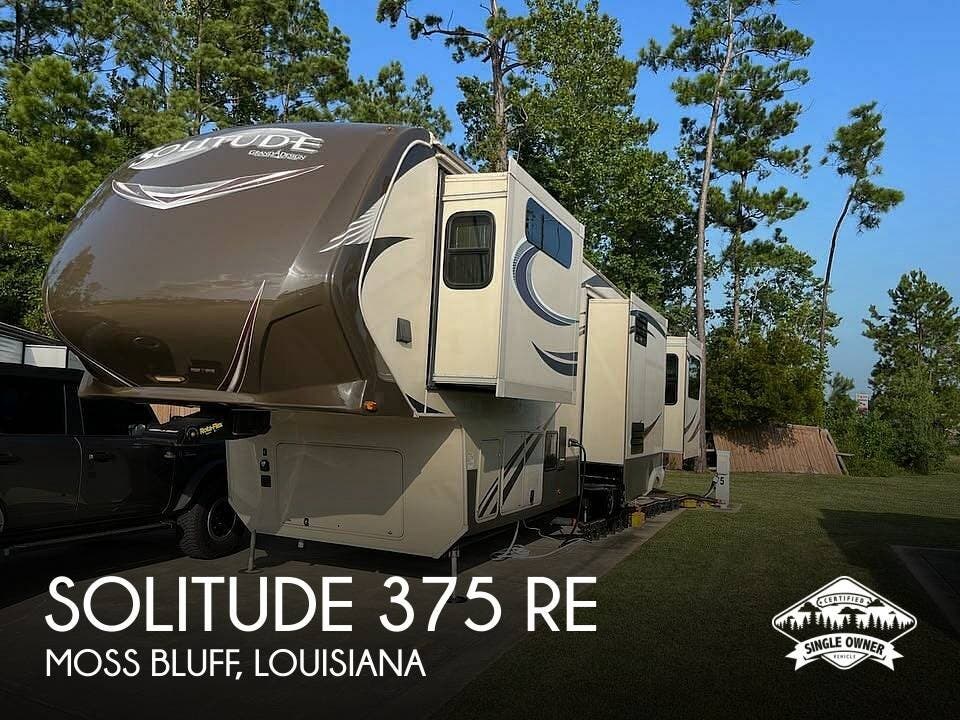 Used 2016 Grand Design Solitude 375RE available in Moss Bluff, Louisiana