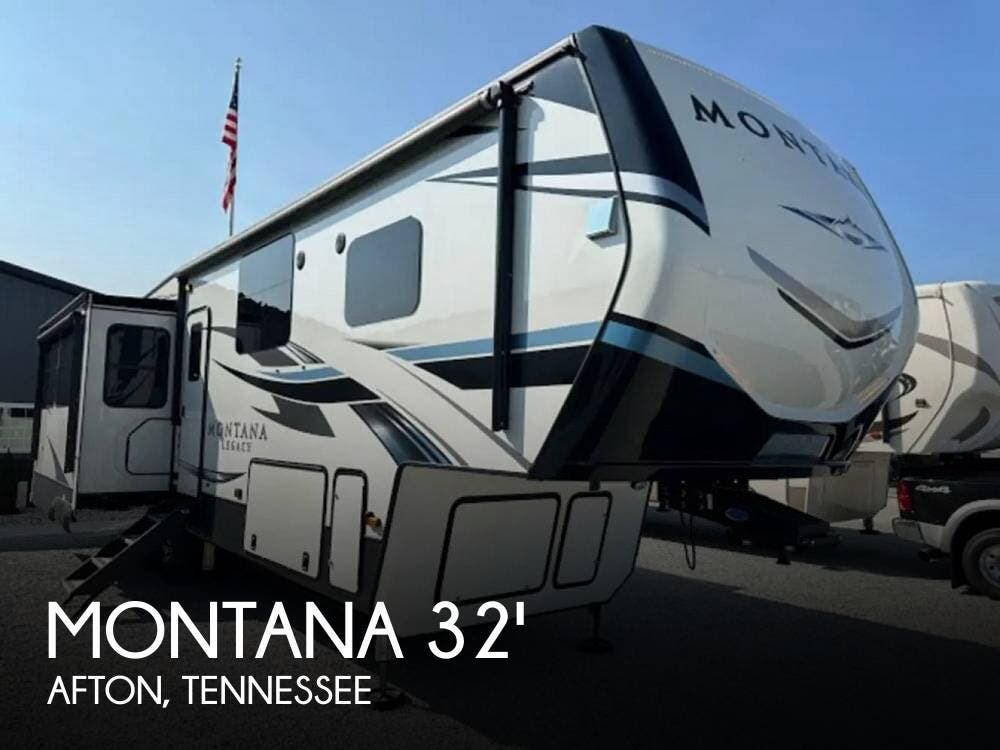 Used 2021 Keystone Montana Legacy 3231CK available in Afton, Tennessee