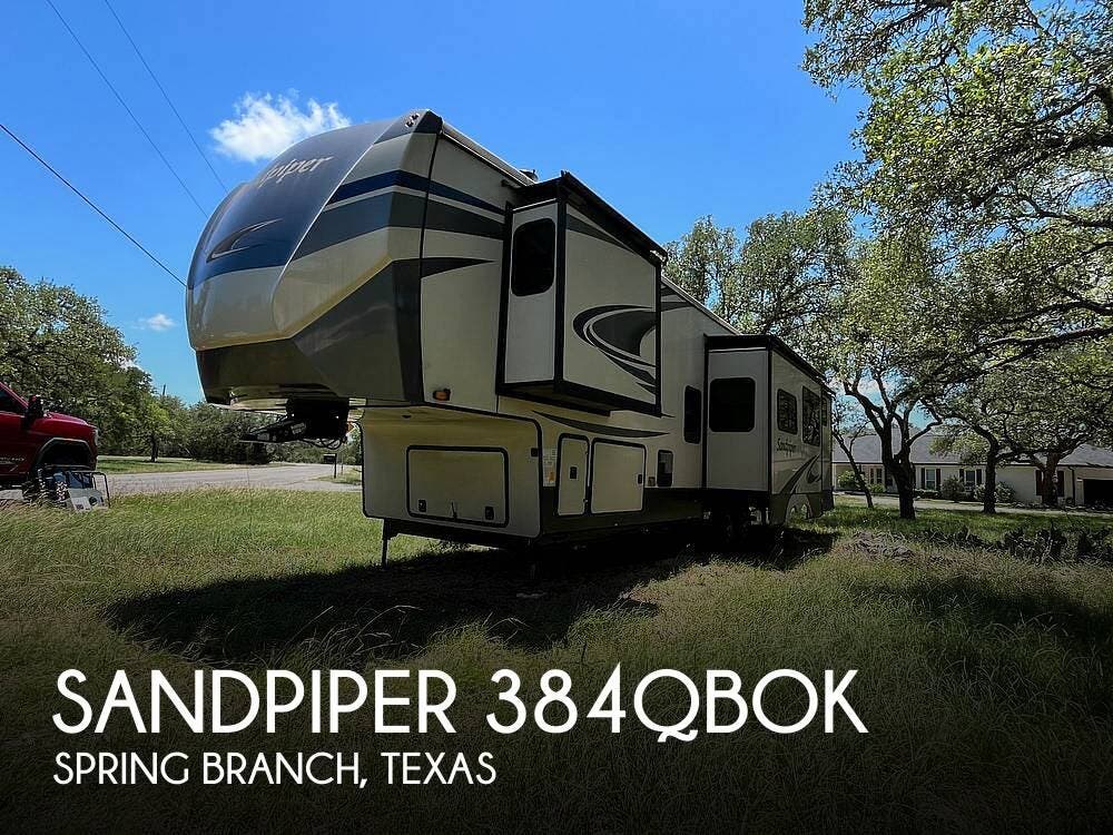 Used 2020 Forest River Sandpiper 384QBOK available in Spring Branch, Texas