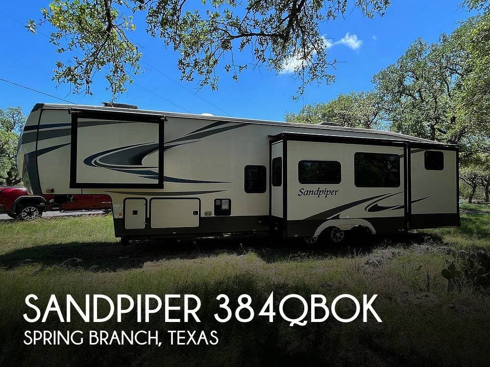Used 2020 Forest River Sandpiper 384QBOK available in Spring Branch, Texas