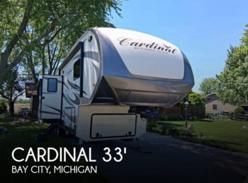 Used 2018 Forest River Cardinal Luxury 3350RLX available in Bay City, Michigan