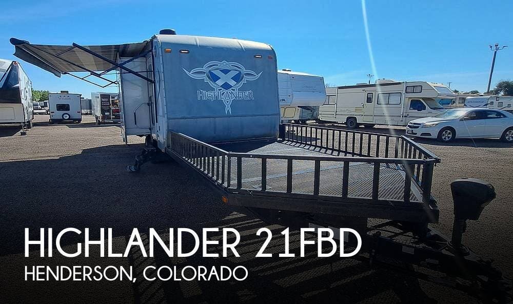 Used 2016 Highland Ridge Highlander 21FBD available in Henderson, Colorado