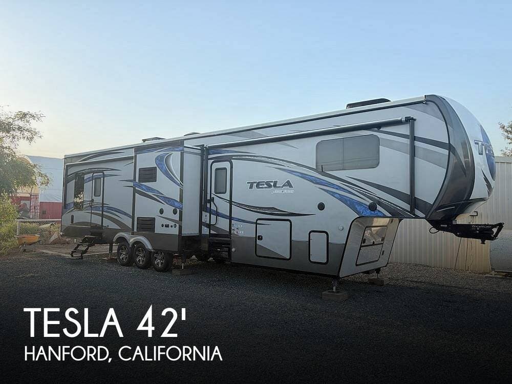 Used 2015 Lifestyle Luxury RV Tesla T3914 Toy Hauler available in Hanford, California