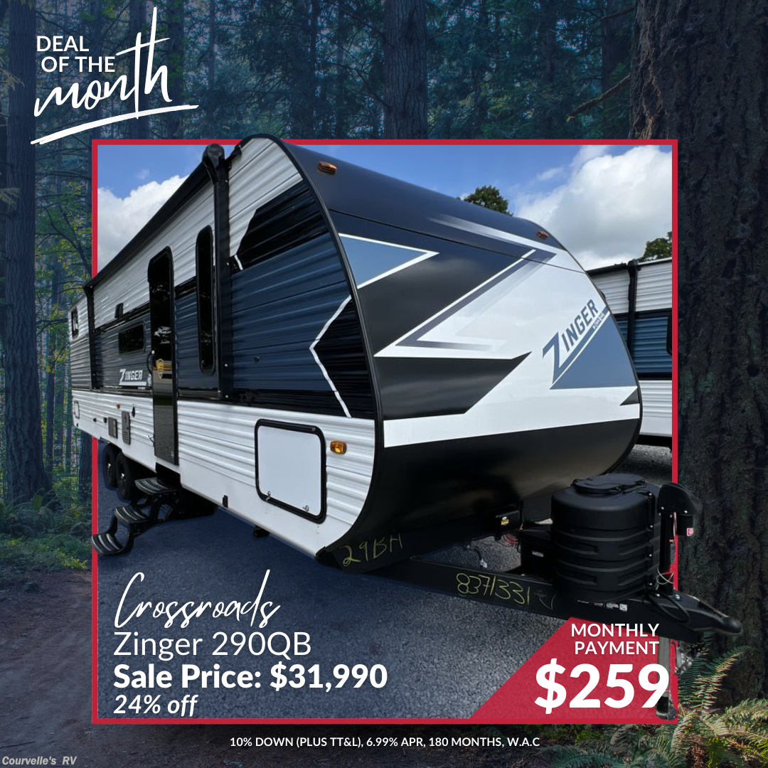 New 2025 CrossRoads Zinger 290QB available in Opelousas, Louisiana