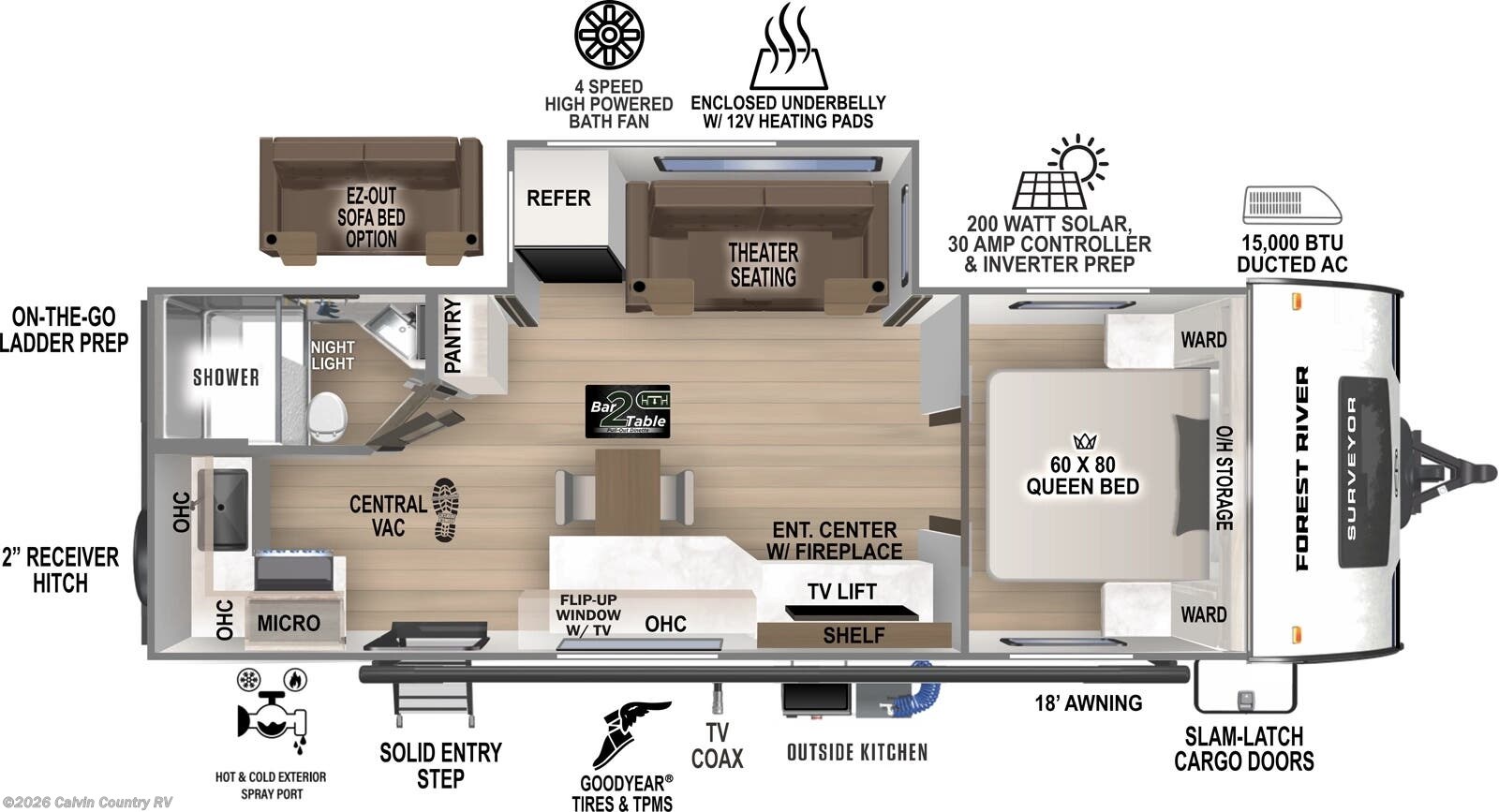 New 2026 Forest River Surveyor Legend 230MBLE available in Depew, Oklahoma