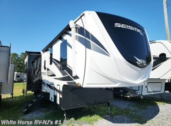 Used 2021 Jayco Seismic 3512 Triple Slide with 12FT 6" Cargo Area available in Williamstown, New Jersey