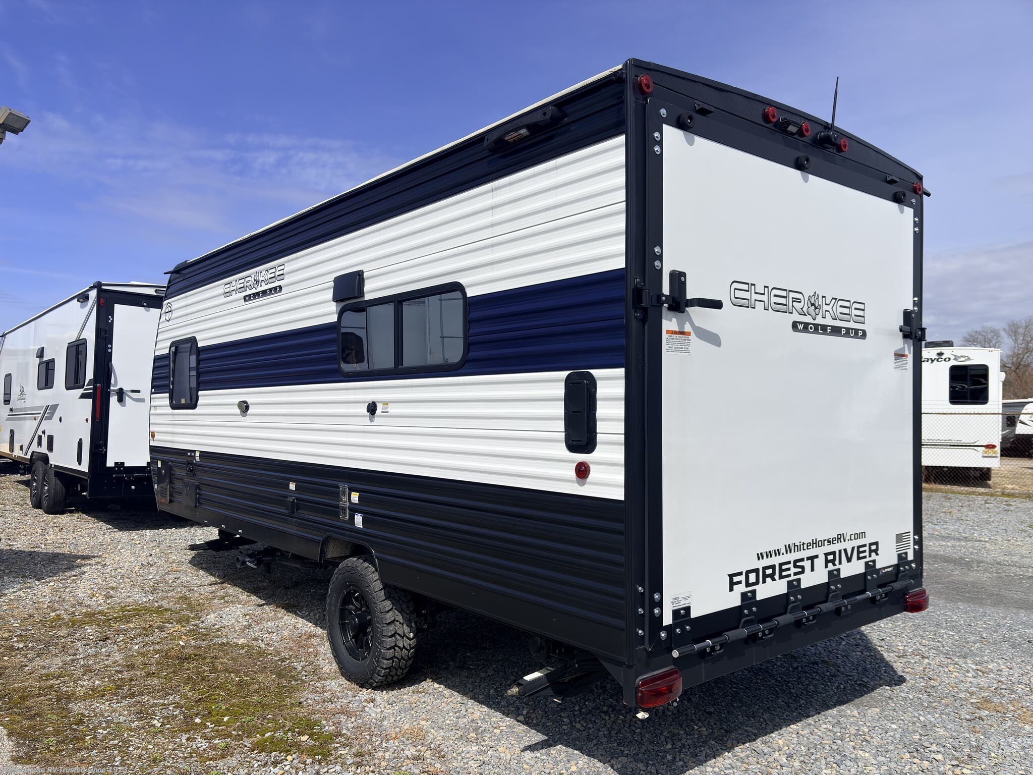 New 2025 Forest River Cherokee Wolf Pup 18RJBW Queen Bed/Upper Bunk & Rear Cargo available in Williamstown, New Jersey