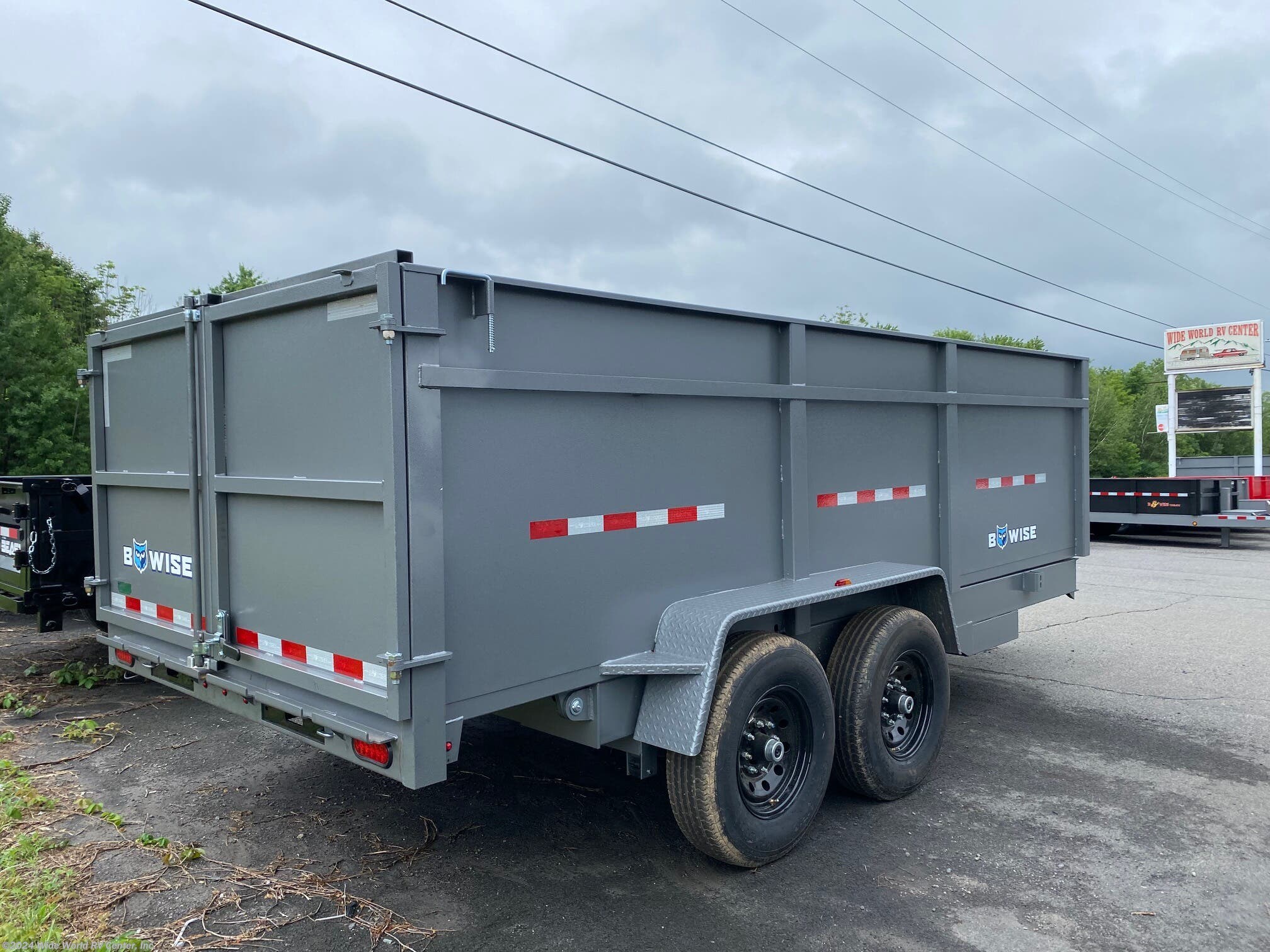 6x16 Dump (Heavy Duty) Trailer For Sale | New BWISE DT716LPHD–14K ...