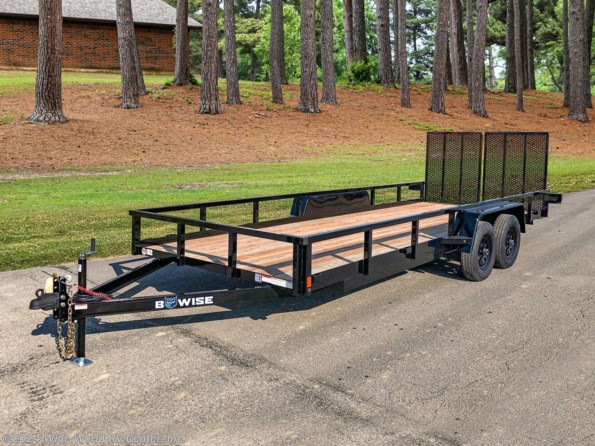 2023 BWISE UT-714 7 x 14 - 7K Dual Axle Tube Rail Utility Trailer available in Wilkes-Barre, PA