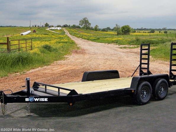2023 BWISE EH18-10 10K Tandem Axle Equipment Trailer available in Wilkes-Barre, PA