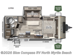 Used 2022 Forest River Flagstaff Micro Lite 22FBS available in Longs, South Carolina
