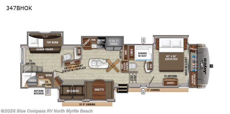 Used 2020 Jayco Eagle 347BHOK available in Longs, South Carolina