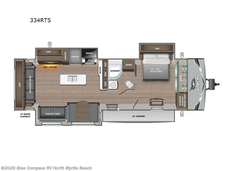 New 2026 Jayco Jay Flight SLX 334RTS available in Longs, South Carolina