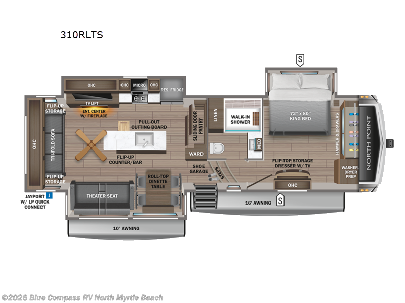 New 2026 Jayco North Point 310RLTS available in Longs, South Carolina