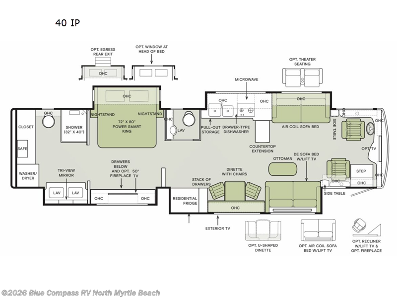 New 2026 Tiffin Allegro Bus 40 IP available in Longs, South Carolina