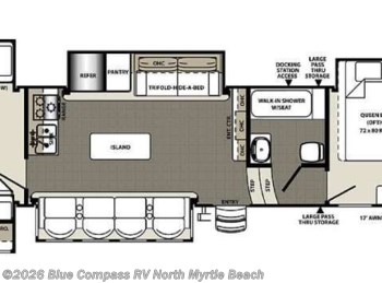 Used 2016 Forest River Sandpiper 380BHS available in Longs, South Carolina