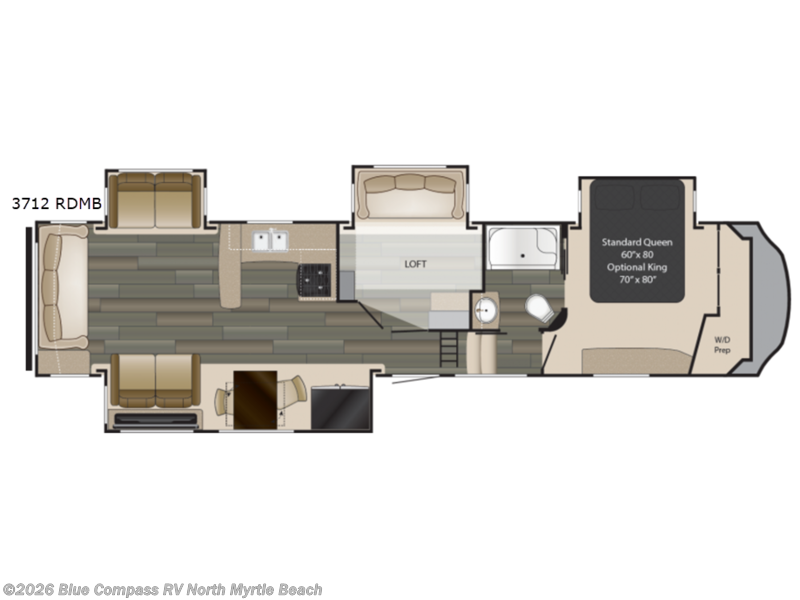 Used 2018 Heartland Gateway 3712 RDMB available in Longs, South Carolina