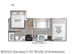 New 2025 Thor Motor Coach Chateau 22B available in Bradenton, Florida