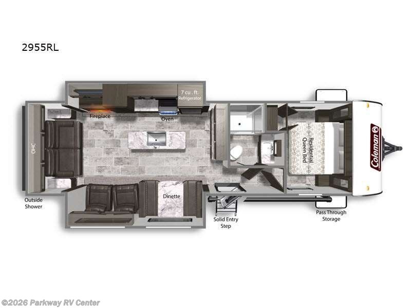 Used 2021 Coleman  Light 2955RL available in Ringgold, Georgia