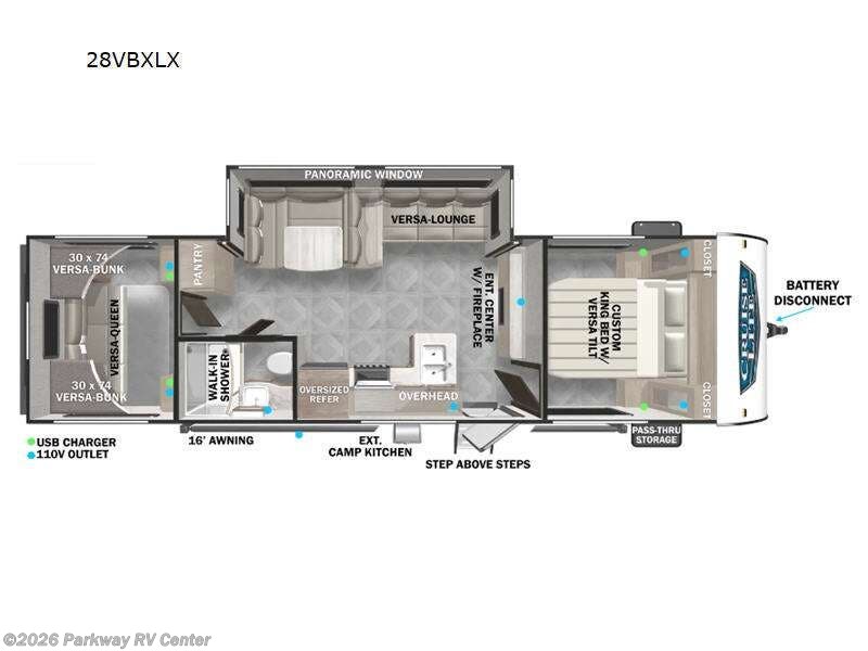 Used 2024 Forest River Salem Cruise Lite 28VBXLX available in Ringgold, Georgia