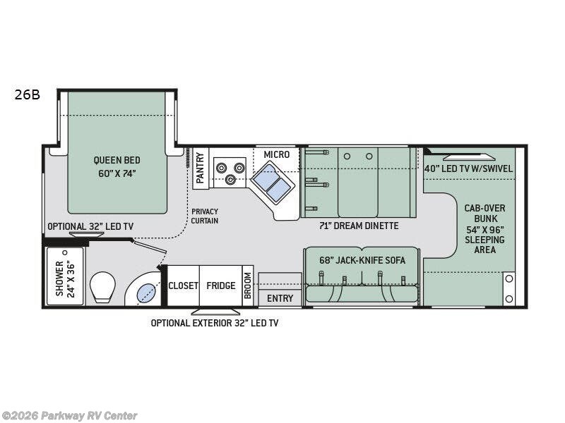 Used 2017 Thor Motor Coach Four Winds 26B available in Ringgold, Georgia