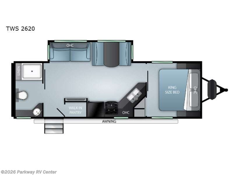 Used 2021 Cruiser RV Twilight Signature TWS 2620 available in Ringgold, Georgia