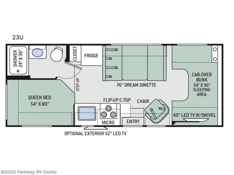 Used 2019 Thor Motor Coach Four Winds 23U available in Ringgold, Georgia