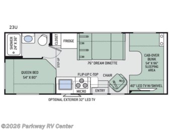Used 2019 Thor Motor Coach Four Winds 23U available in Ringgold, Georgia