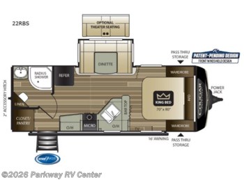 Used 2019 Keystone Cougar Half-Ton Series 22RBS available in Ringgold, Georgia