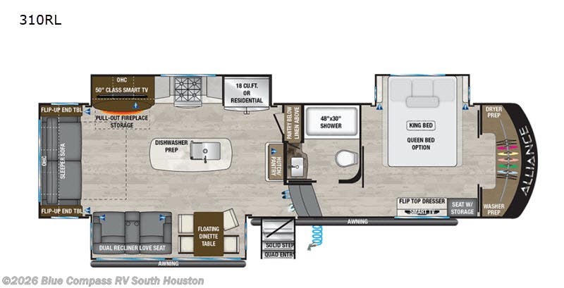 2021 Alliance RV Paradigm 310RL