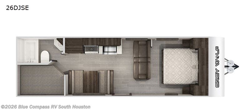 Used 2020 Forest River Cherokee Grey Wolf 26DJSE available in Alvin, Texas