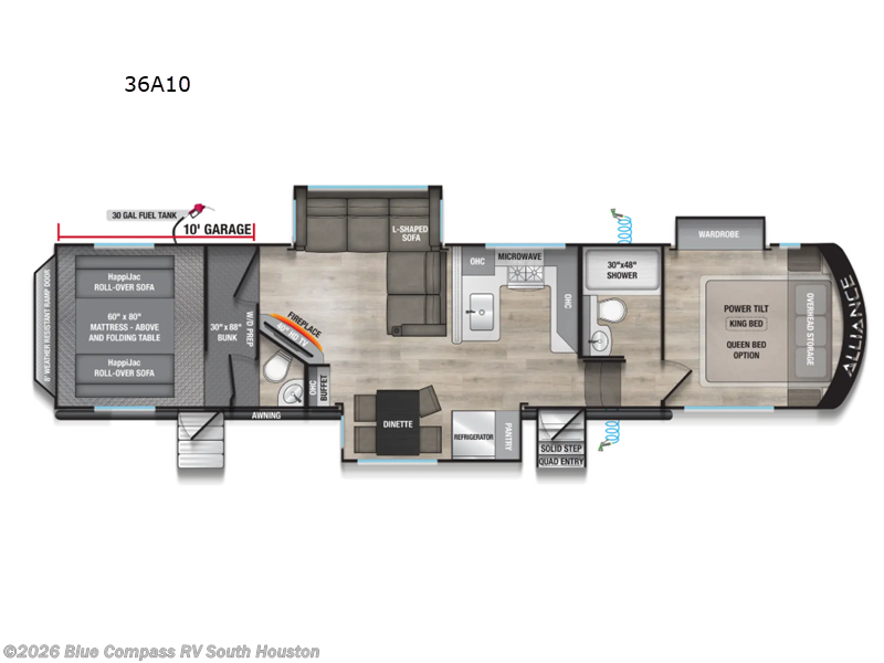 New 2027 Alliance RV Valor All-Access 36A10 available in Alvin, Texas