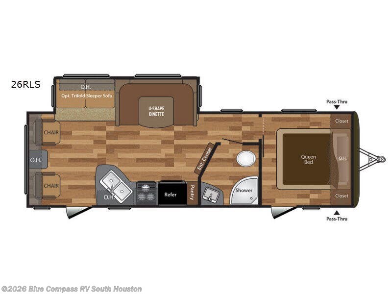Used 2017  Keystone Hideout 26RLS by Keystone from Blue Compass RV South Houston in Alvin, TX