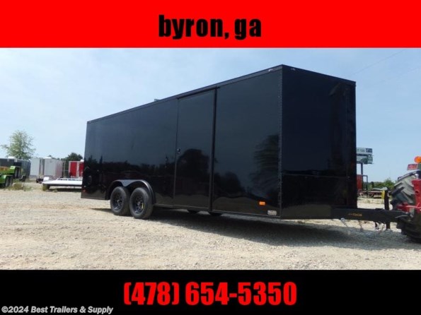 2022 Covered Wagon 8.5X24 Black 10K Blackout Carhauler available in Byron, GA