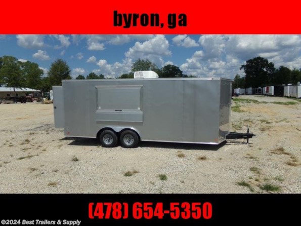 2022 Covered Wagon 8.5X20 red w/ Glass & Screen available in Byron, GA