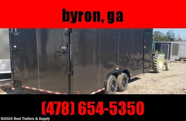 2022 Nationcraft 8.5X20 10K charcoal grey polycore Carhauler available in Byron, GA