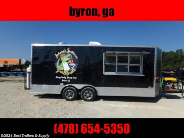 2020 Empire Cargo Used 8x20 turn key Concession trailer 3x6 Window w available in Byron, GA