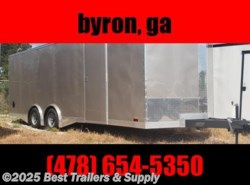 2022 Covered Wagon 8.5x24 Arizona beige spread axle auto hauler trail