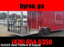 2022 Empire Cargo 8X22 Concession trailer w porch hood and propane 1